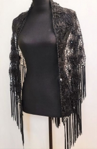 Beaded Shawl 23057-A